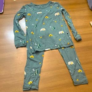 Kyte Baby 3T long sleeve camping print pajamas